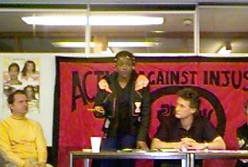 [Janet Alder campaigning in Bradford, Feb 1999]